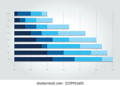 Flat chart, graph. Simply color editable. Infographics elements.