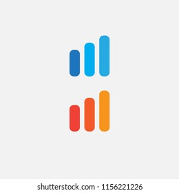 Flat chart icon design 