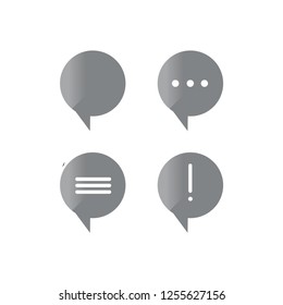 Flat Chat Icon Sets