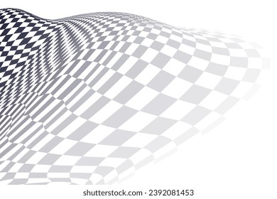 flat checkered  distortion dynamic fade out texture