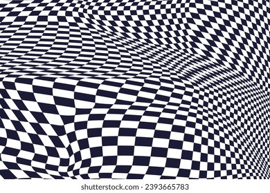 flat checkered  distortion dynamic  texture