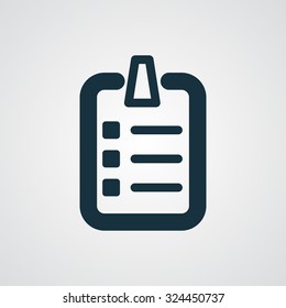 Flat Checklist icon
