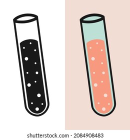 icono químico plano, archivo vectorial editable para todas sus necesidades gráficas.