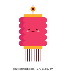 Icono de Vector de linterna china plana