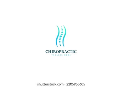 Icono de la columna vertebral plana diseño de imagen vectorial