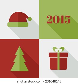 Flat Christmas design