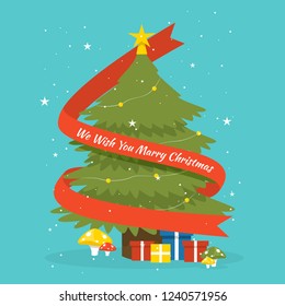 Flat Christmas Illustration