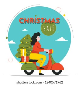 Flat Christmas Illustration