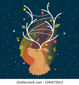 Flat Christmas Illustration