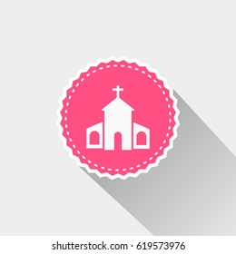 flat church icon