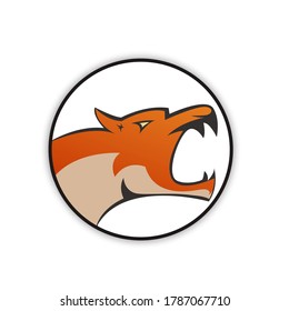 flat circle tiger logo.eps 10.