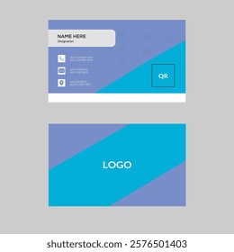 flat and Clean Business Card Template.
