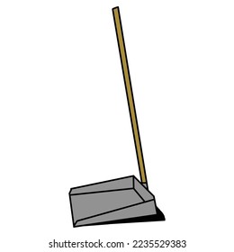 Flat cleaning tool standing icon set.isolated on white.vector illustration