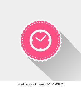flat Clock icon. time sign