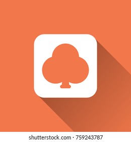 flat clubs card icon