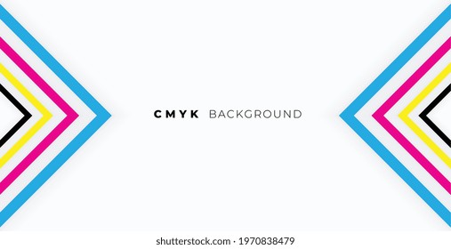 flat cmyk lines geometric background