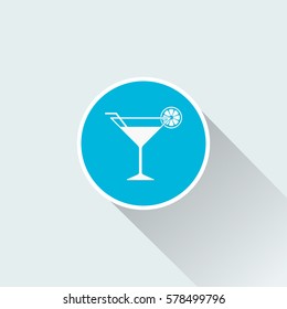 flat cocktail icon