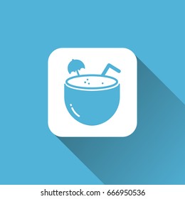 flat cocktail icon