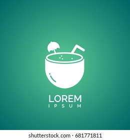 flat cocktail icon