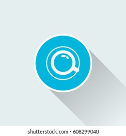 flat coffee cup icon