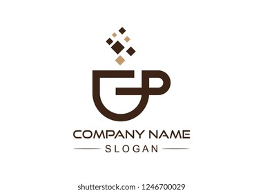 flat coffee cup logo