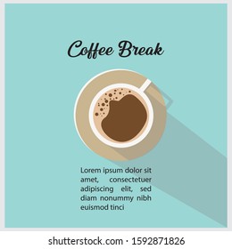 Flat coffee pictures for coffee lovers