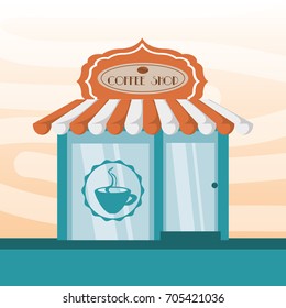 flat coffee shop 