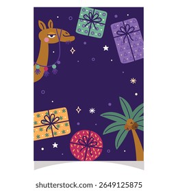 coleção plana reyes magos design vetorial