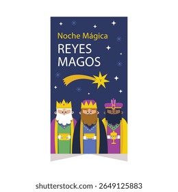 coleção plana reyes magos design vetorial