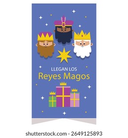 coleção plana reyes magos design vetorial