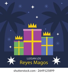 coleção plana reyes magos design vetorial