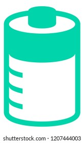  Flat Color AA Type Battery Icon