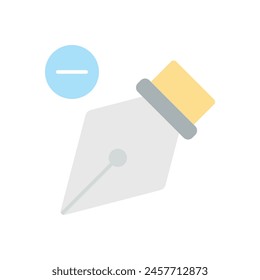 Flat Color Add Anchor vector icon