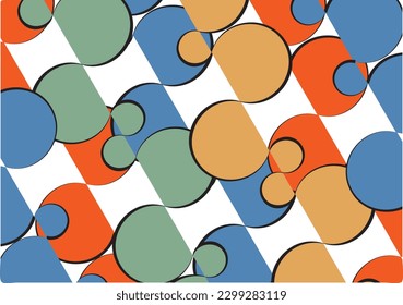 Flat color background in food or gift packaging