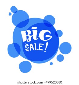 Flat color circle design big sale stickers. Vector illustrations for online shopping, product promotions, website and mobile website badges, ads, print material.