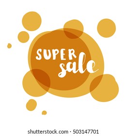 Flat color circle design big sale stickers. Vector illustrations for online shopping, product promotions, website and mobile website badges, ads, print material.
