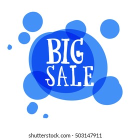 Flat color circle design big sale stickers. Vector illustrations for online shopping, product promotions, website and mobile website badges, ads, print material.