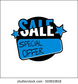 Flat color circle design big sale stickers. Vector illustrations for online shopping, product promotions, website and mobile website badges, ads, print material.
