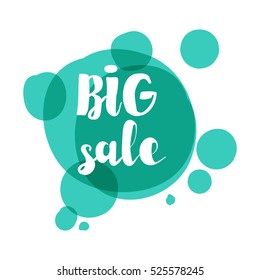 Flat color circle design big sale stickers. Vector illustrations for online shopping, product promotions, website and mobile website badges, ads, print material.