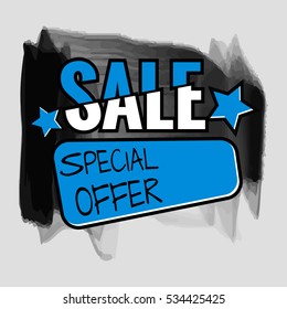 Flat color circle design big sale stickers. Vector illustrations for online shopping, product promotions, website and mobile website badges, ads, print material.