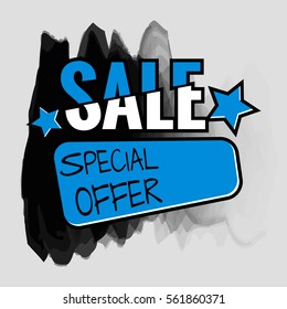 Flat color circle design big sale stickers. Vector illustrations for online shopping, product promotions, website and mobile website badges, ads, print material.