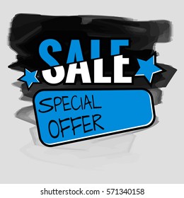 Flat color circle design big sale stickers. Vector illustrations for online shopping, product promotions, website and mobile website badges, ads, print material.