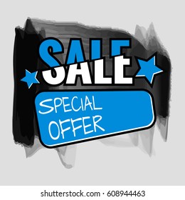 Flat color circle design big sale stickers. Vector illustrations for online shopping, product promotions, website and mobile website badges, ads, print material.