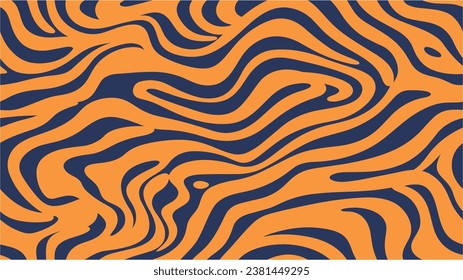 Diseño de color plano. Patrón sin foco en la forma de una serpiente naranja. Añadir color a tu proyecto digital con nuestro patrón!. Diseño sencillo de papel pintado.