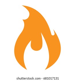 flat color fire icon