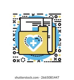  Flat Color Icon illustration vector-style 
