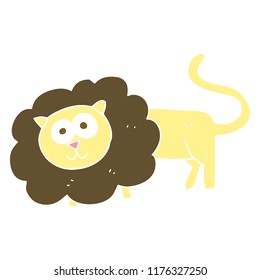 ilustración de color plano de los animales