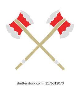 flat color illustration of axes