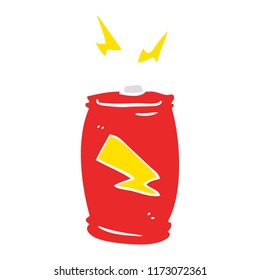 flat color illustration of battery