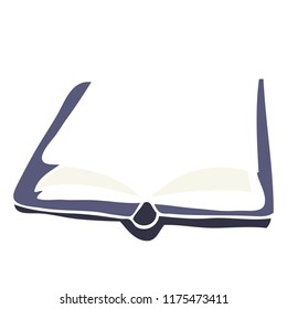 flat color illustration of book